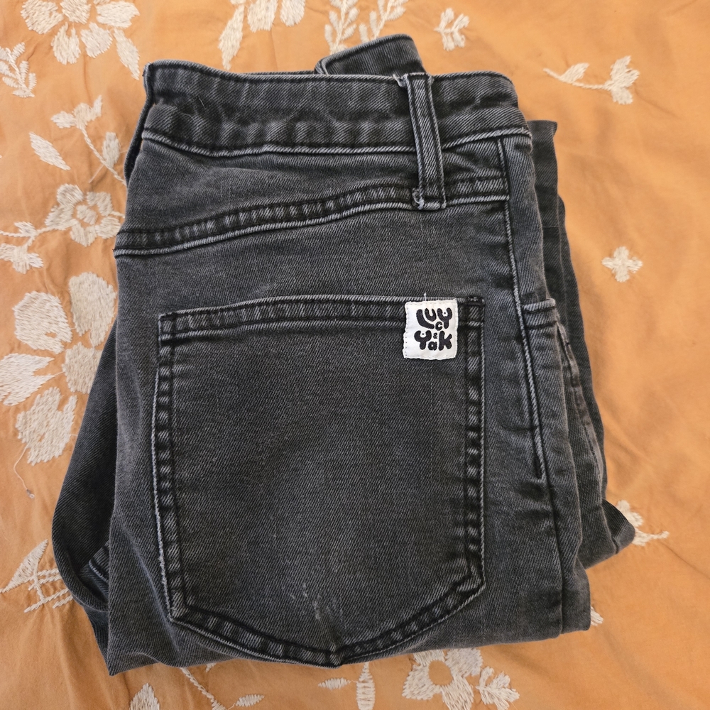 Lucy & Yak Women's Skinny Jeans – Washed Black